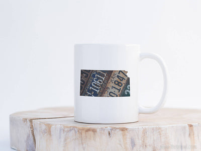 Kansas Vintage License Plate Mug | Coffee Mug 11 oz