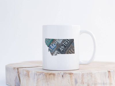 Montana Vintage License Plate Mug | Coffee Mug 11 oz