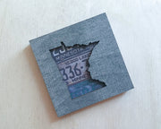 Minnesota Vintage License Plate Art Magnet