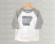 Arkansas Youth Raglan T-Shirt - Vintage License Plate Art