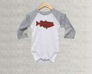 Baby Romper - Buffalo Plaid Fish