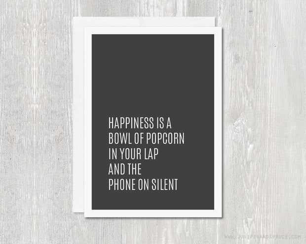 Greeting Card - Happiness Is...