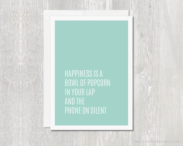 Greeting Card - Happiness Is...