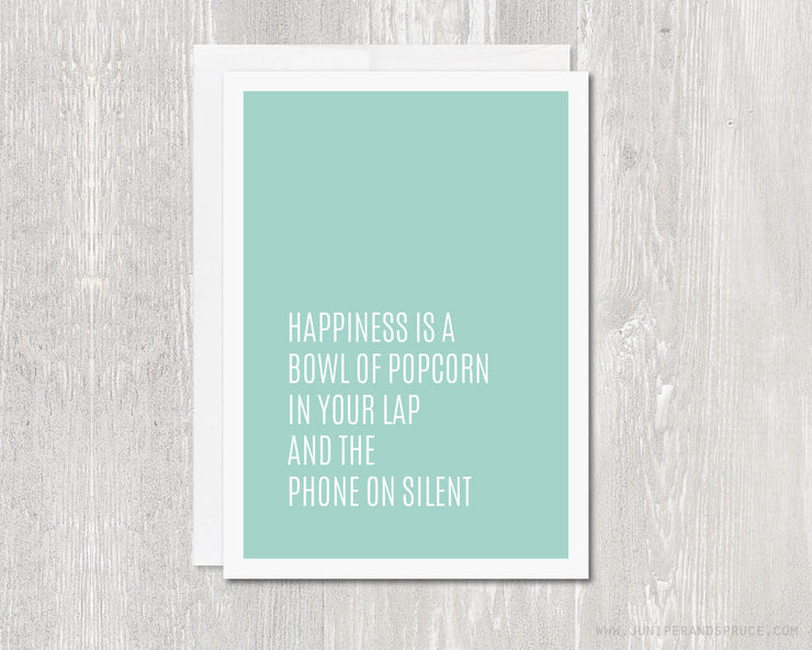 Greeting Card - Happiness Is...