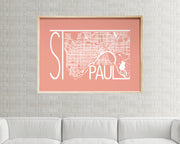 St. Paul Map Print | Minnesota
