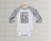 Baby Romper - Minneapolis Map
