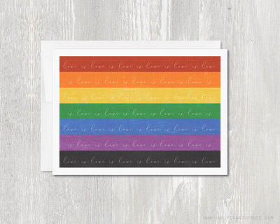 Greeting Card - Love is Love