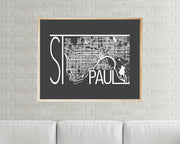St. Paul Map Print | Minnesota