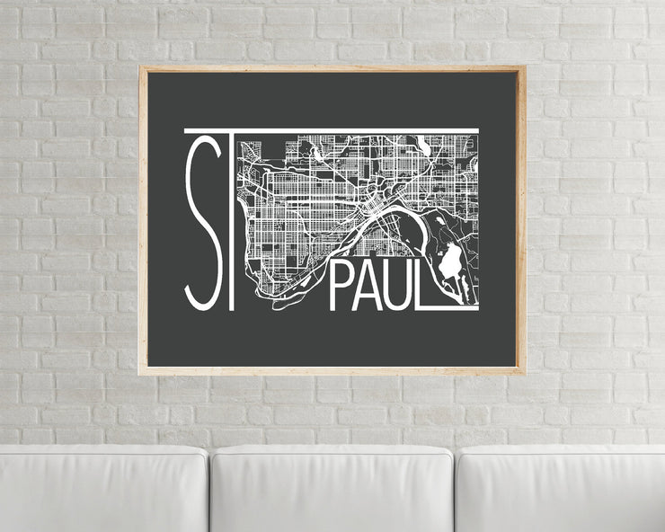 St. Paul Map Print | Minnesota