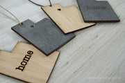 Utah Outline Ornament | Rustic Wood | Heart Home | Utah Love | Etched | Laser Cut