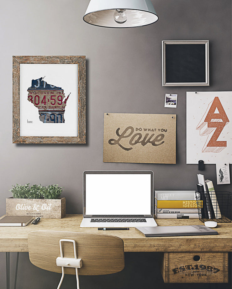 Wisconsin Home Print