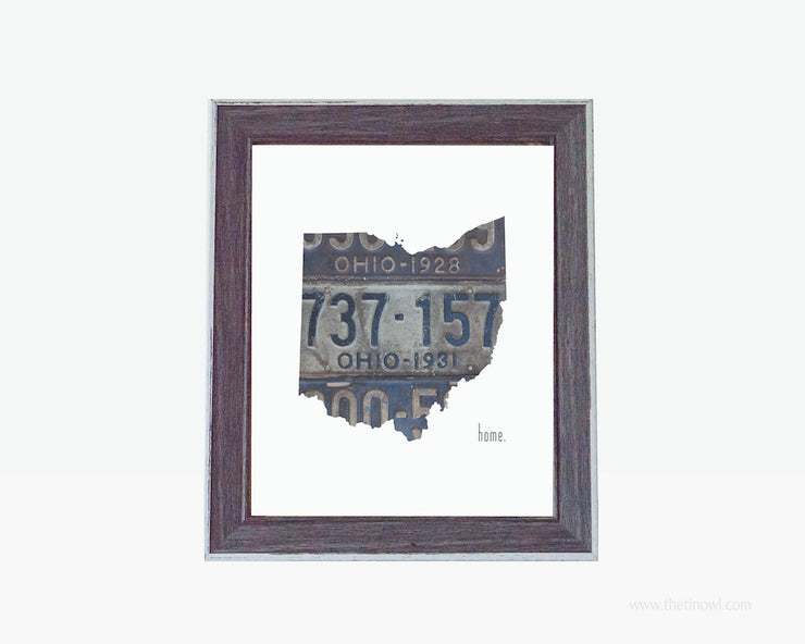 Ohio Home Print