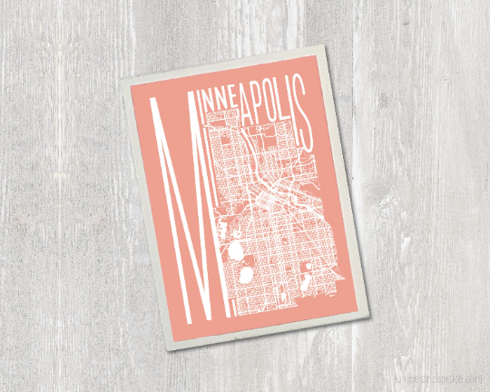 Magnet - Minneapolis Map