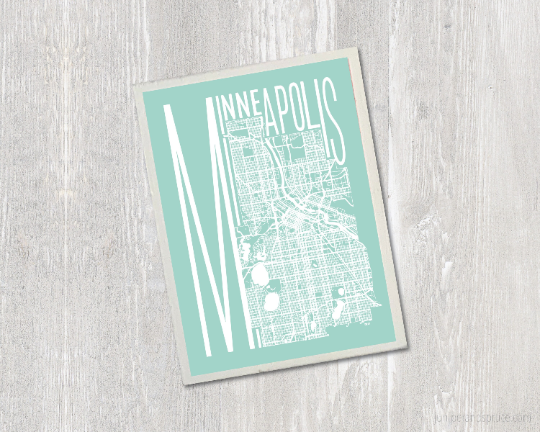 Magnet - Minneapolis Map